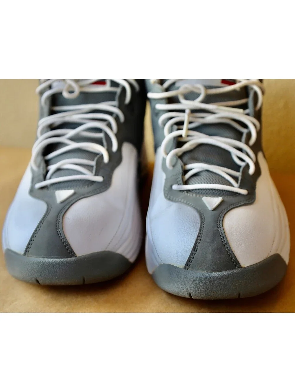 Size 10.5 - Air Jordan Jumpman Team 1 White Red Grey Mens With Box